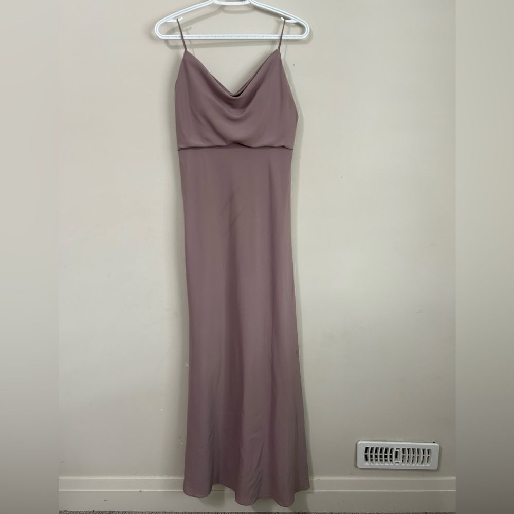 Jenny Yoo Blush Maxi Dress